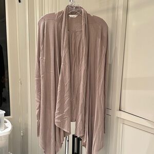 Les Lunes Cozy Knit Cardigan in Taupe